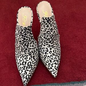 Chic Leopard Print Women's Mules